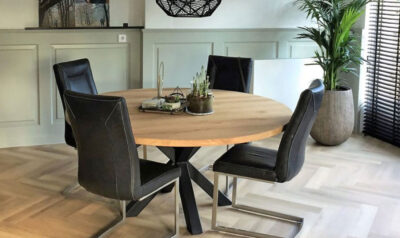 Ronde tafels ronde eikentafel