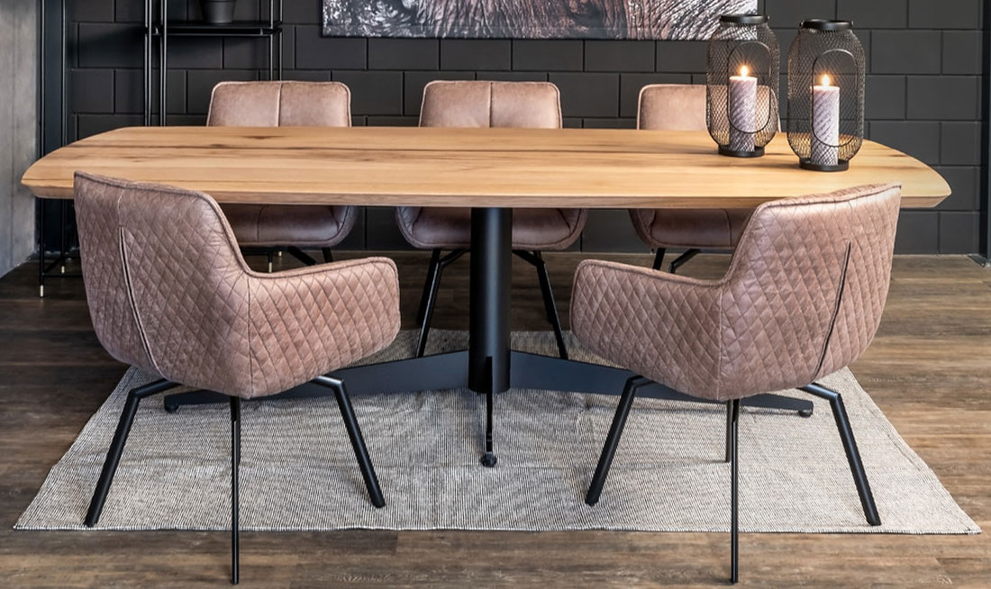 Visgraat tafel Max Visgraat tafel Max - Afbeelding 2